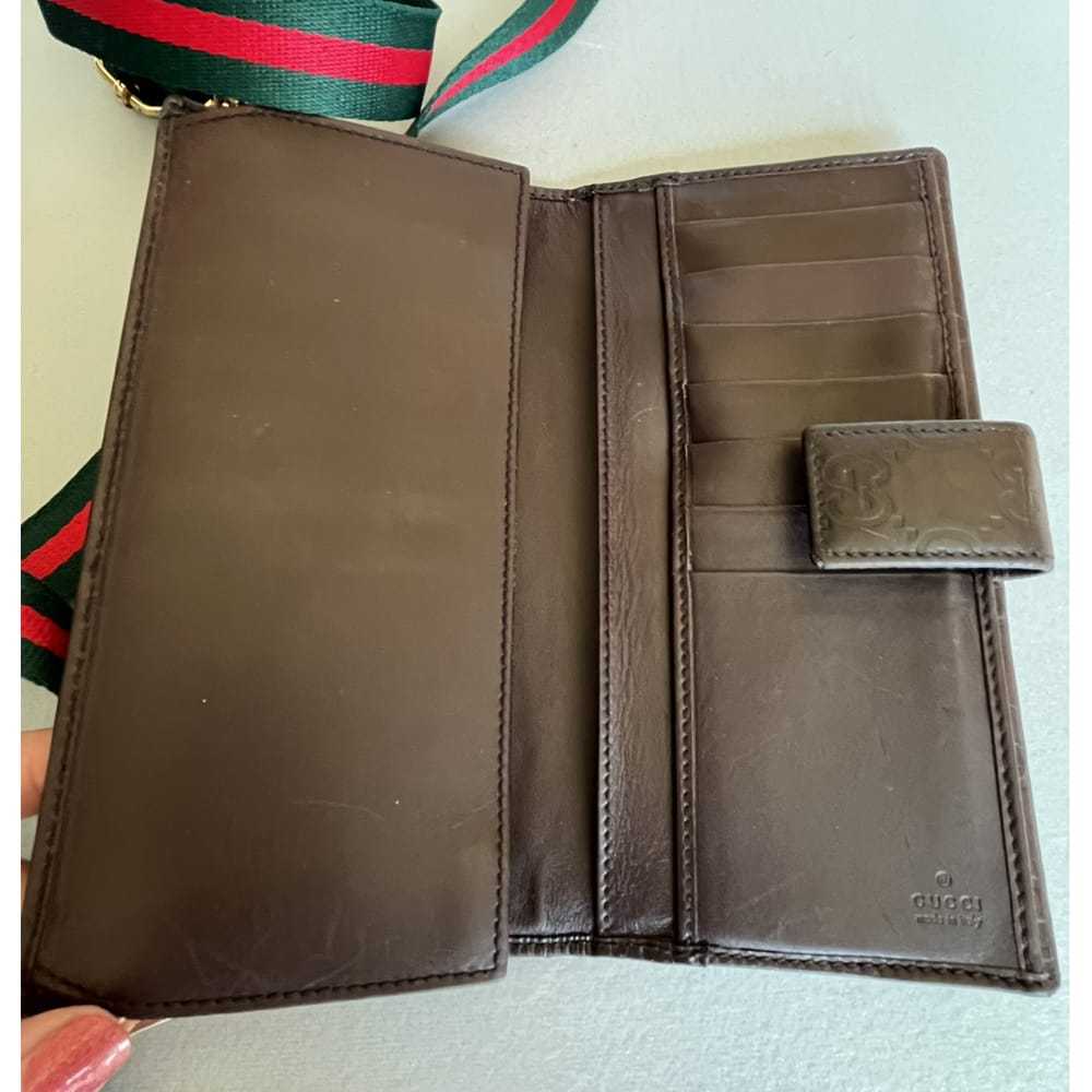 Gucci Leather card wallet - image 10