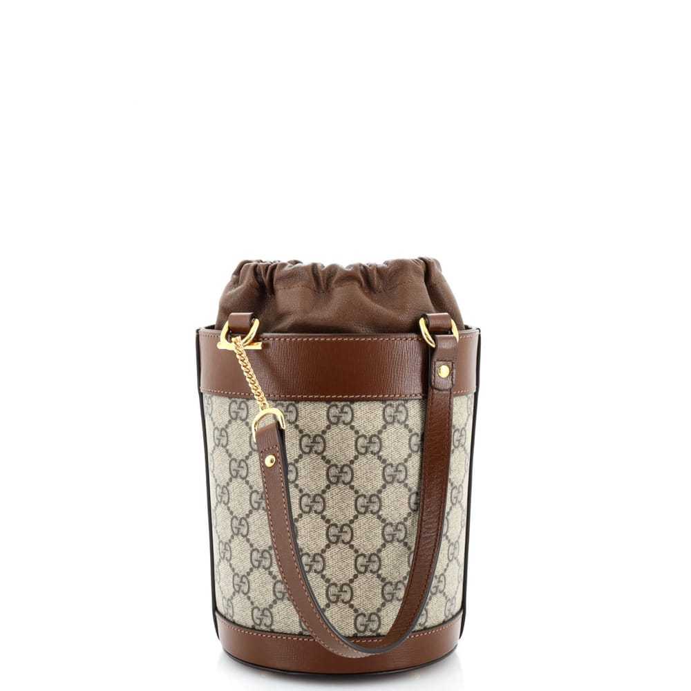 Gucci Horsebit 1955 Bucket leather handbag - image 3