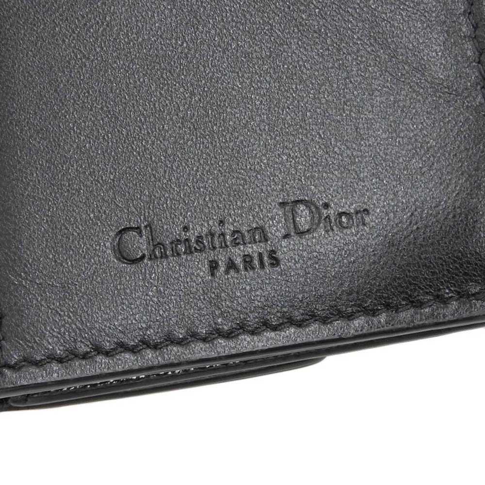Dior Christian Dior Cannage Trifold Wallet Leathe… - image 7