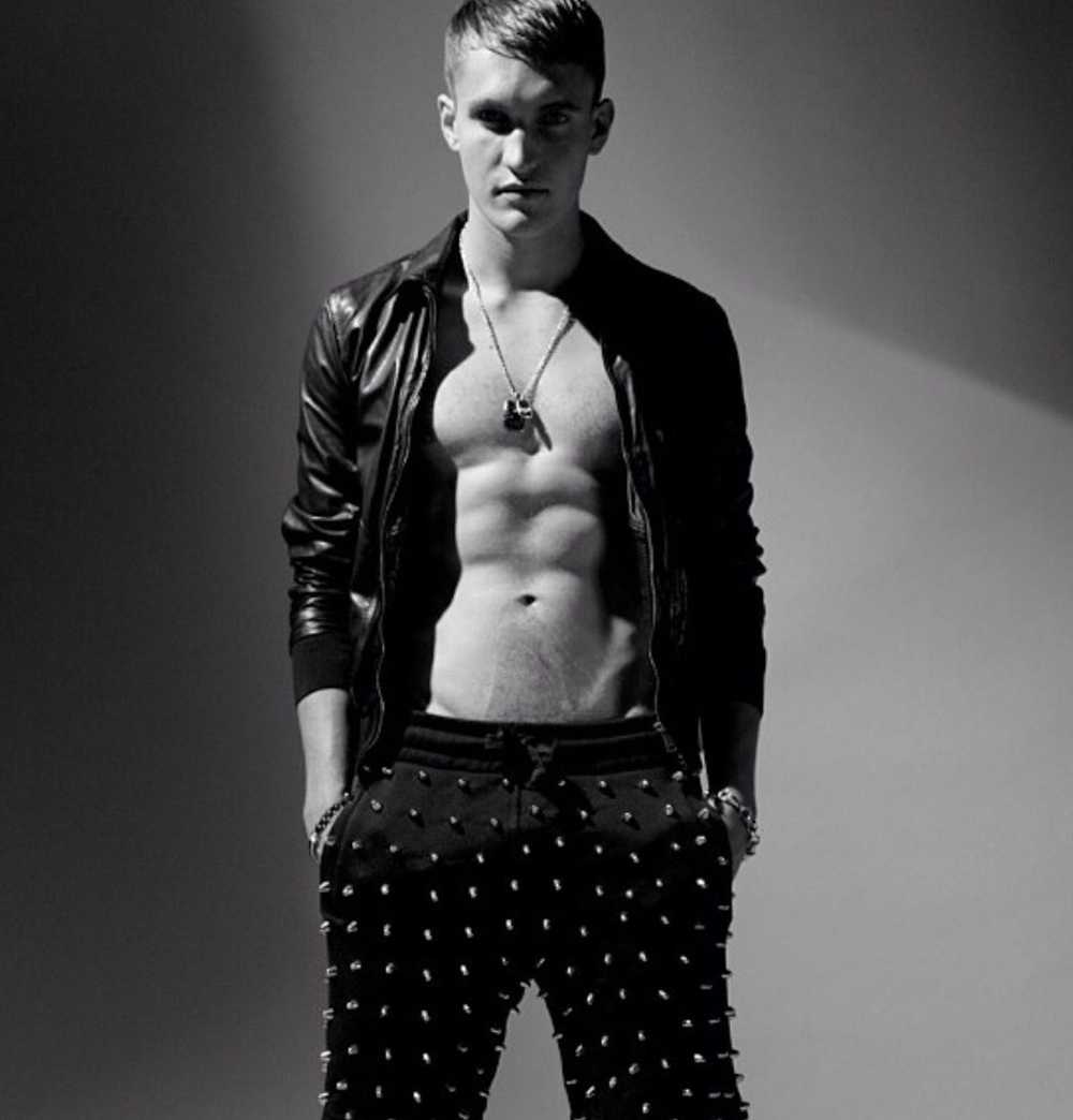 Streetwear Studmuffin like new studded cotton jog… - image 1