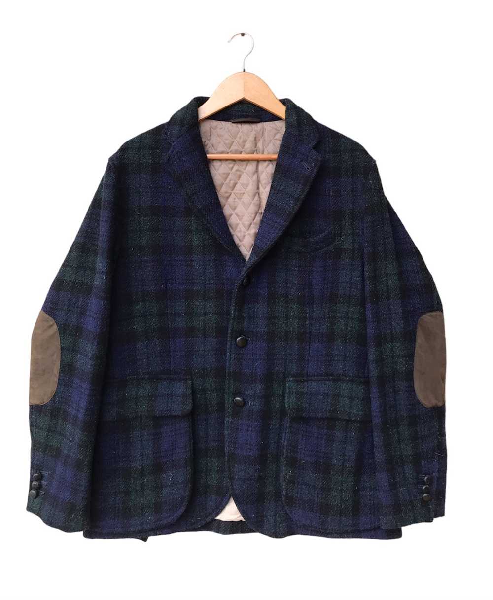 Harris Tweed × Japanese Brand Cricket 1960 wool jacket - Gem