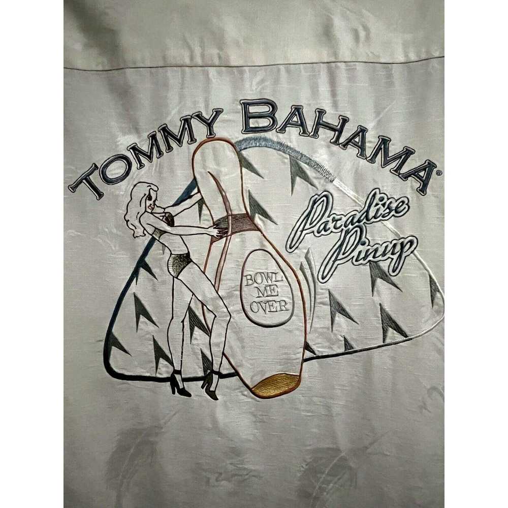 Tommy Bahama Tommy Bahama Beige Hawaiian Embroide… - image 4