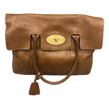 Mulberry Brown Bayswater Backpack Leather Pony-style calfskin ref.798365 -  Joli Closet