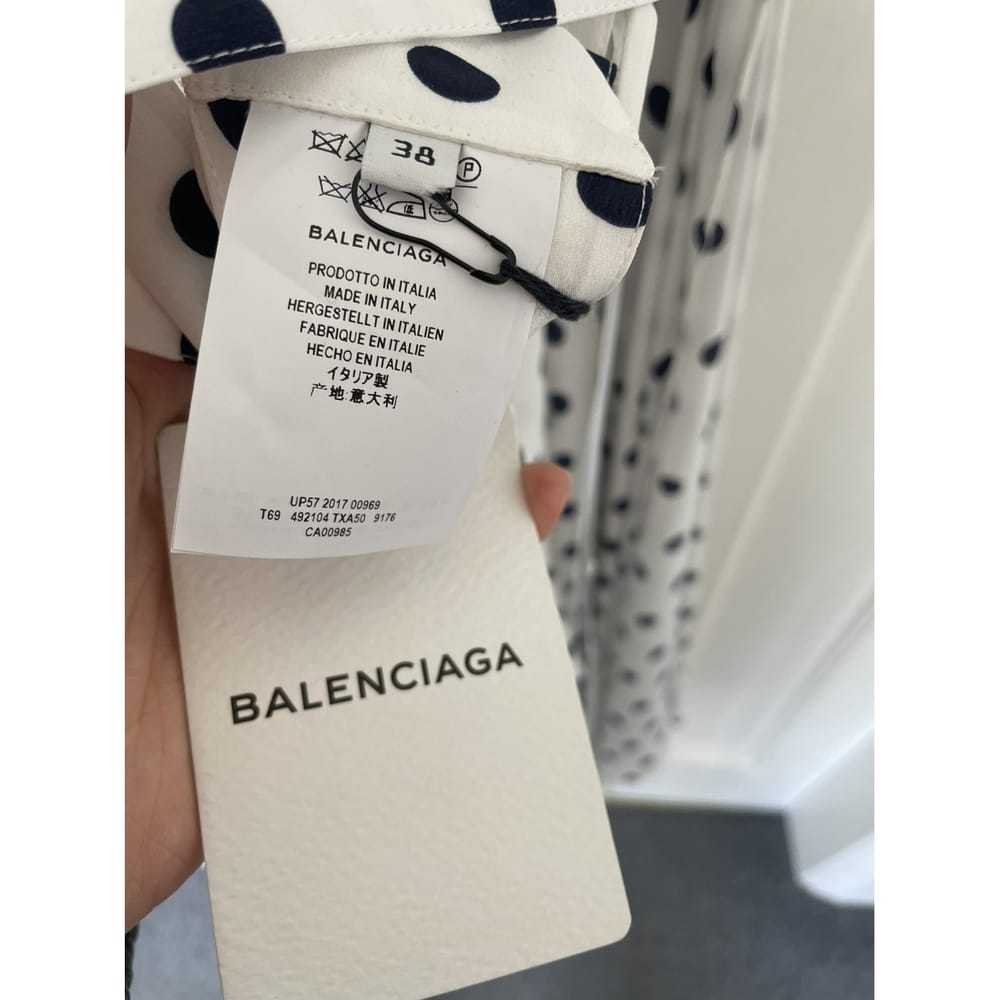 Balenciaga Silk mid-length dress - image 3