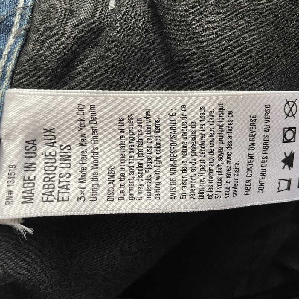 3x1 3x1 Kate High Waist Selvedge Denim Jeans Made… - image 8