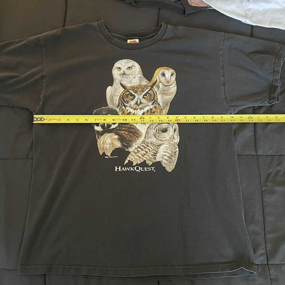 Vintage Vintage Hawk Quest Owl T Shirt - image 6