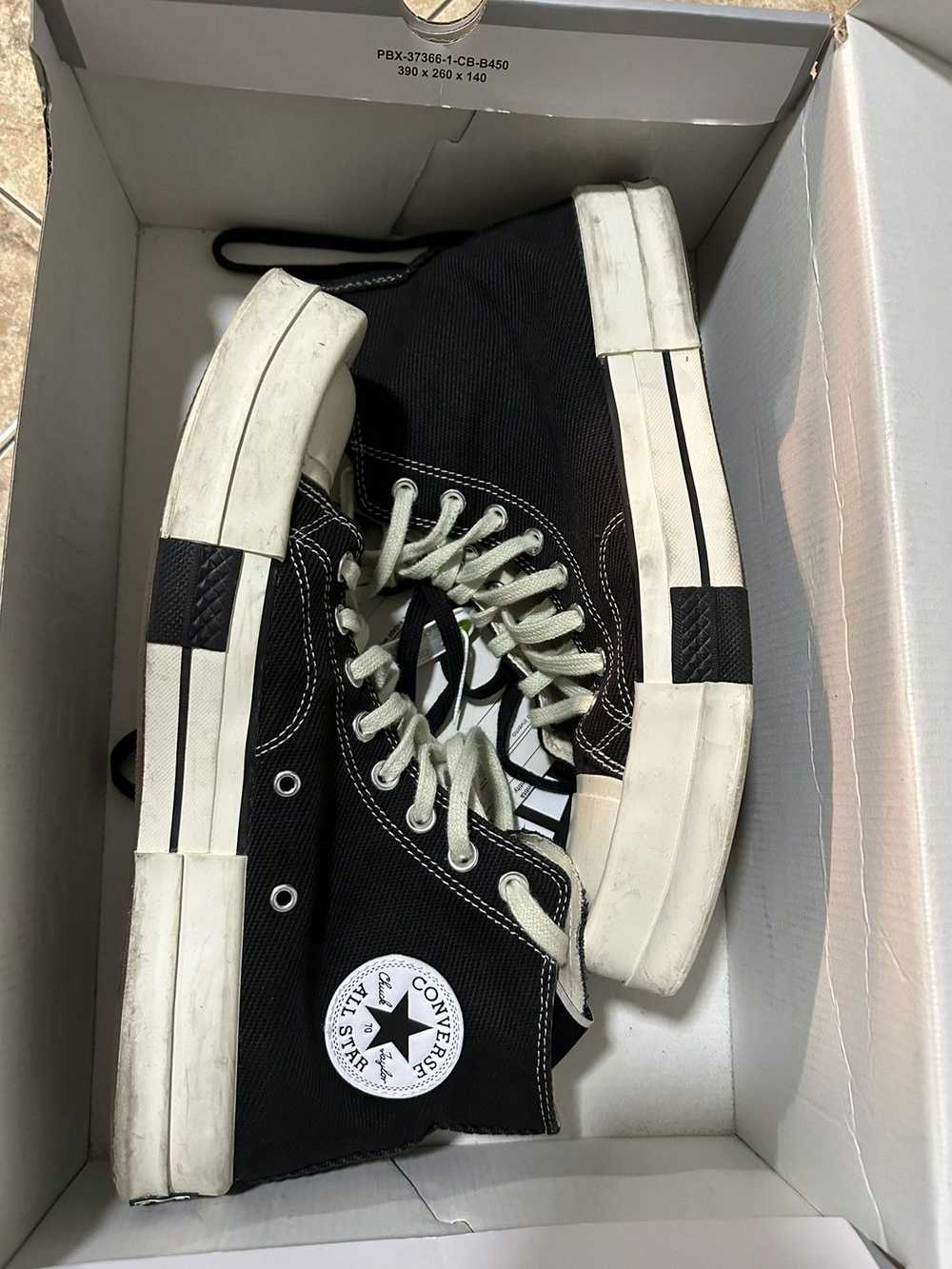 Converse × Rick Owens Drkshdw Converse x Dark Sha… - image 1