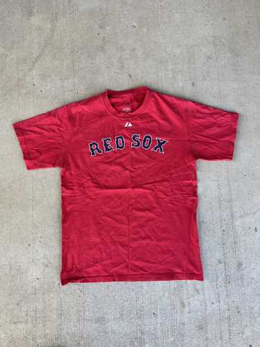 Men's Majestic Boston Red Sox #15 Dustin Pedroia Authentic White 1936 Turn  Back The Clock MLB Jersey