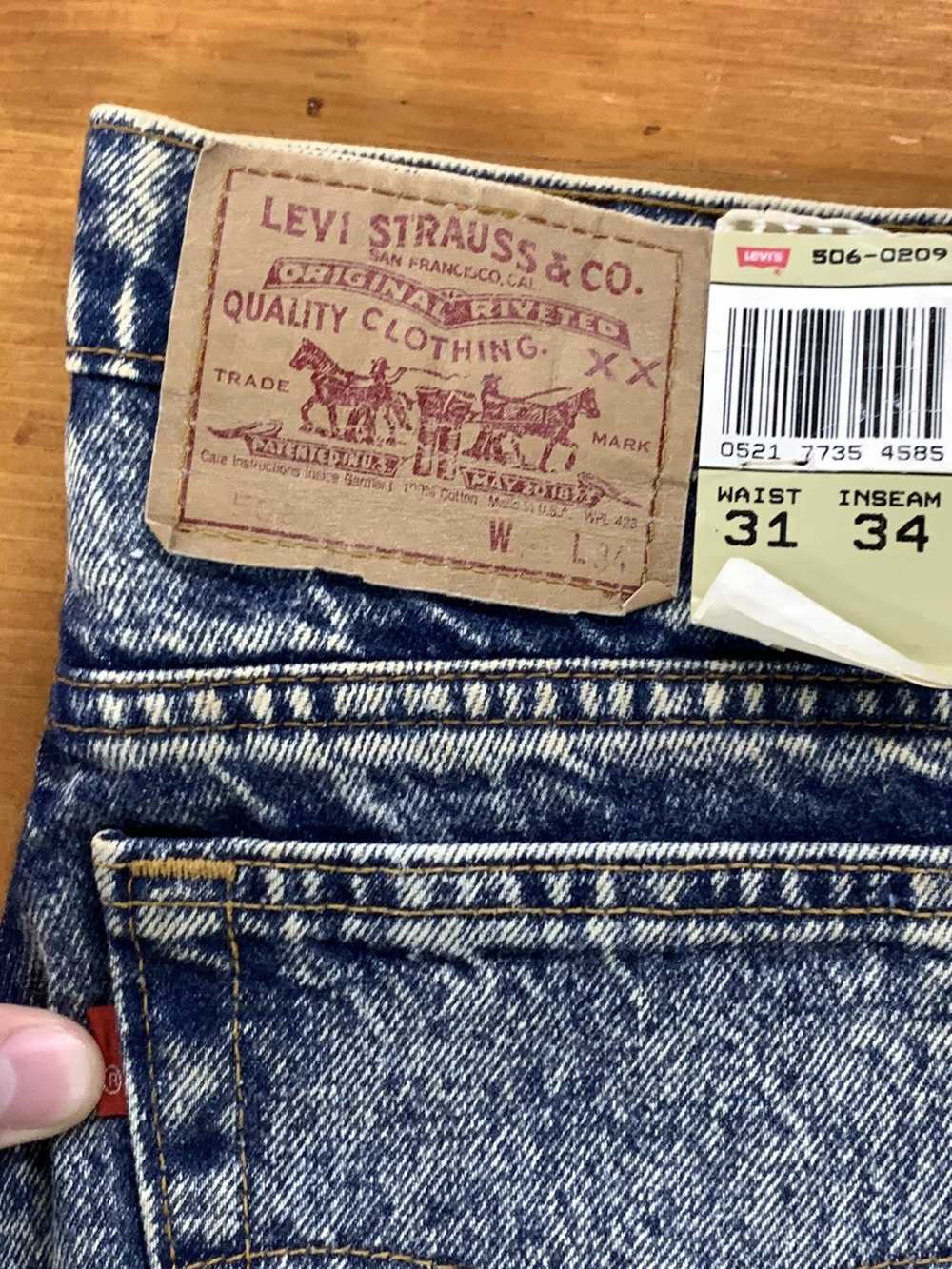 Levi's × Vintage Levi’s Deadstock 550 Whitewashed… - image 7