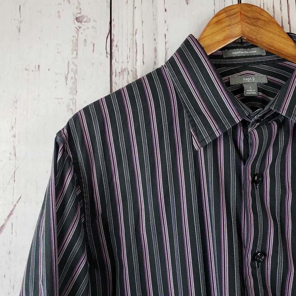 Apt. 9 Apt. 9 Button Down Shirt Size L Striped Lo… - image 3