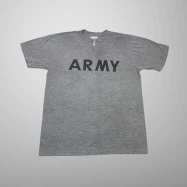 Military × Vintage Vintage 90s army t shirt - image 1