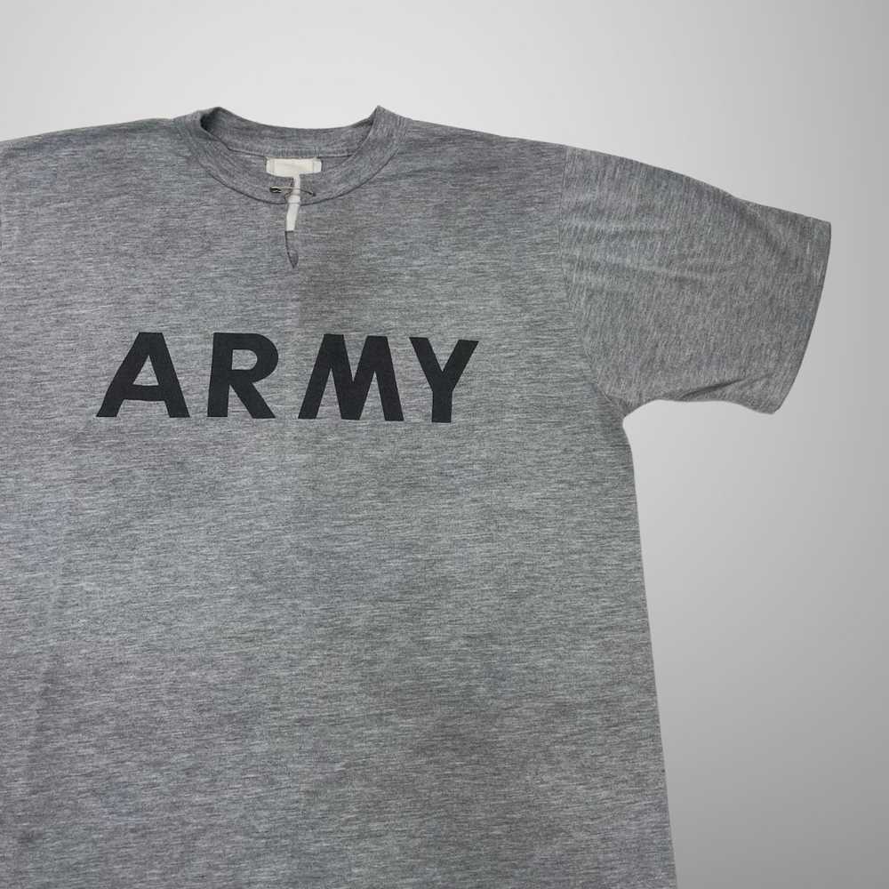 Military × Vintage Vintage 90s army t shirt - image 3