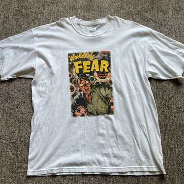 Rare Vintage Retro Classic 90S Worlds Fear 1950S TShirt