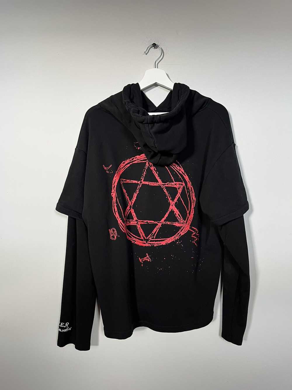 Streetwear Pentagram Relax Hoodie - image 1