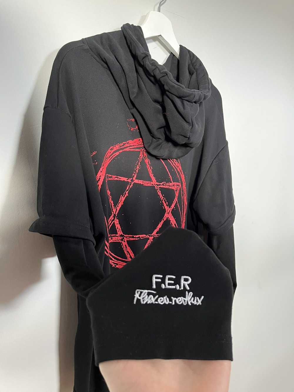 Streetwear Pentagram Relax Hoodie - image 5