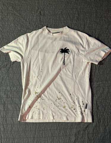 Palm Angels Palm Angels Palm Tree T-Shirt with go… - image 1