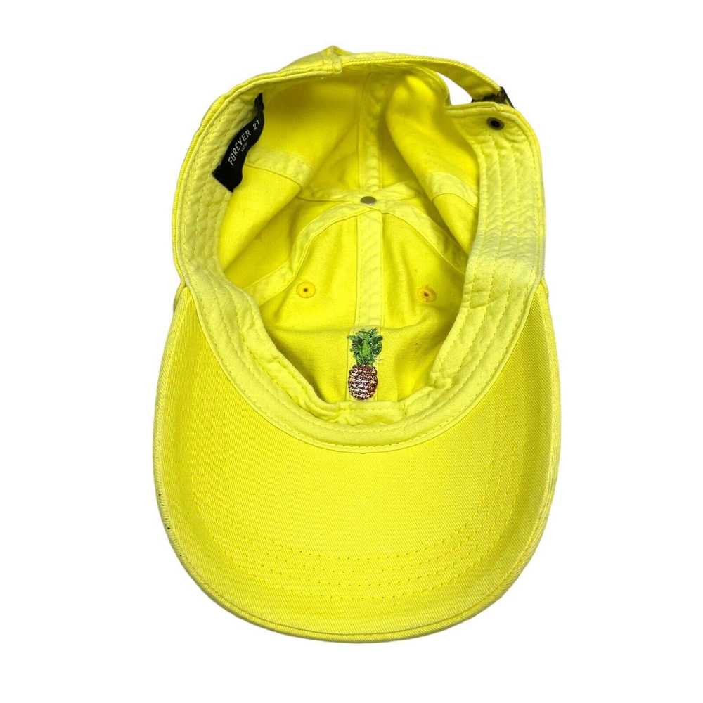 Forever 21 Pineapple Yellow Baseball Cap Hat Men … - image 5