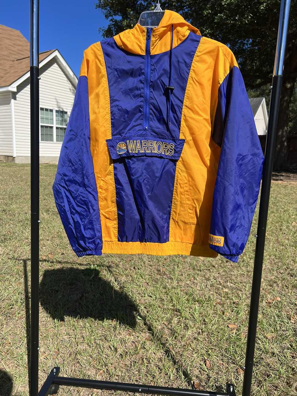 NBA × Vintage GSW VINTAGE WINDBREAKER!! - image 1