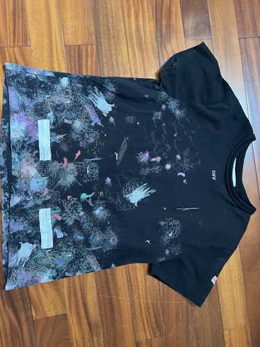 Off white galaxy print hotsell t shirt