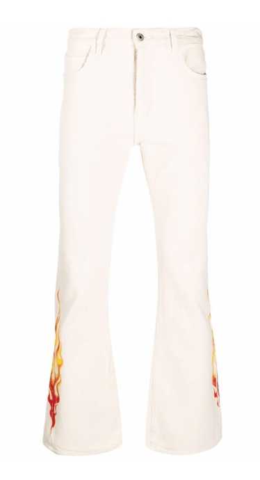 Gallery Dept. Flame Embroidered Flame Jeans