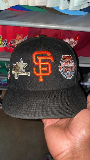 New Era San Francisco Giants Logo Pinwheel 59FIFTY Fitted Cap 60285374 - 7 1/4