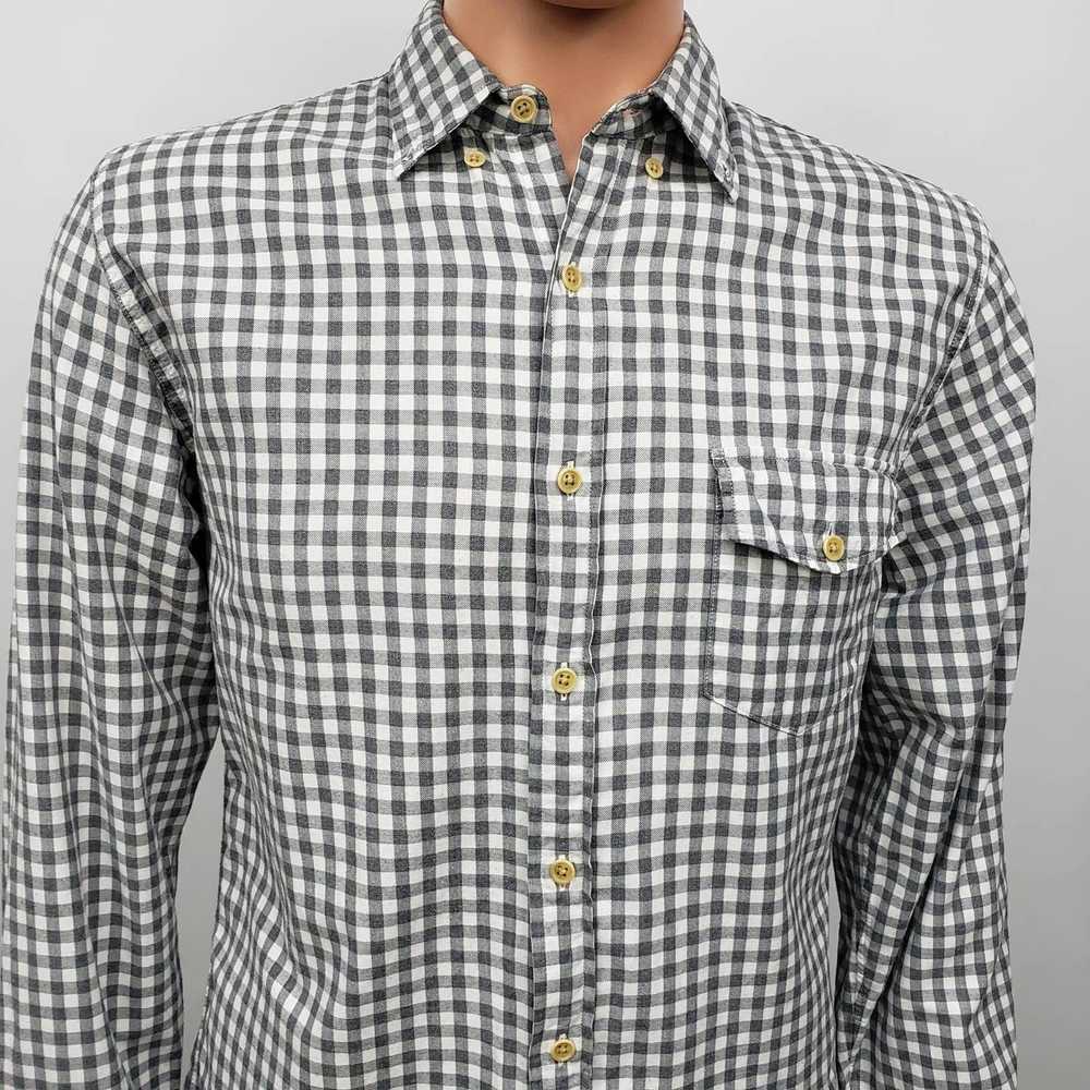 J.Crew J. Crew Work Shirt Pocket M Gingham Check … - image 1