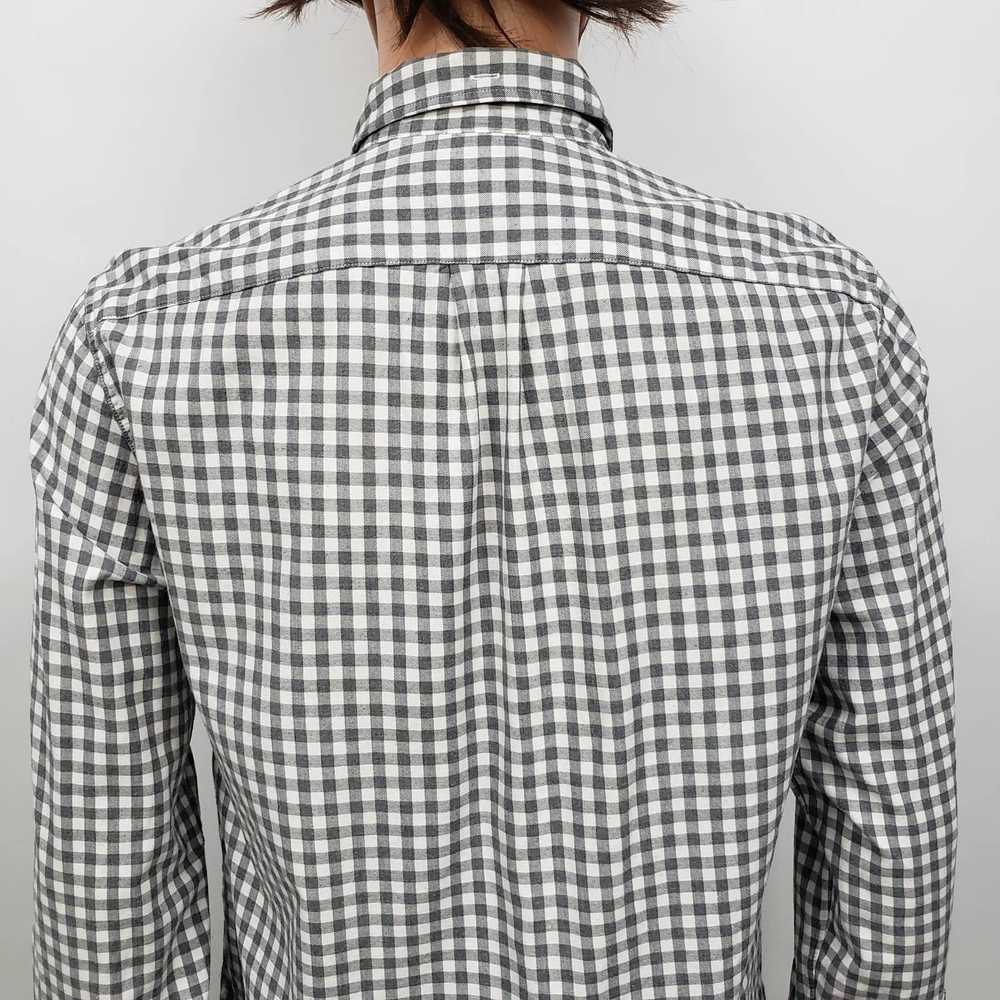 J.Crew J. Crew Work Shirt Pocket M Gingham Check … - image 9