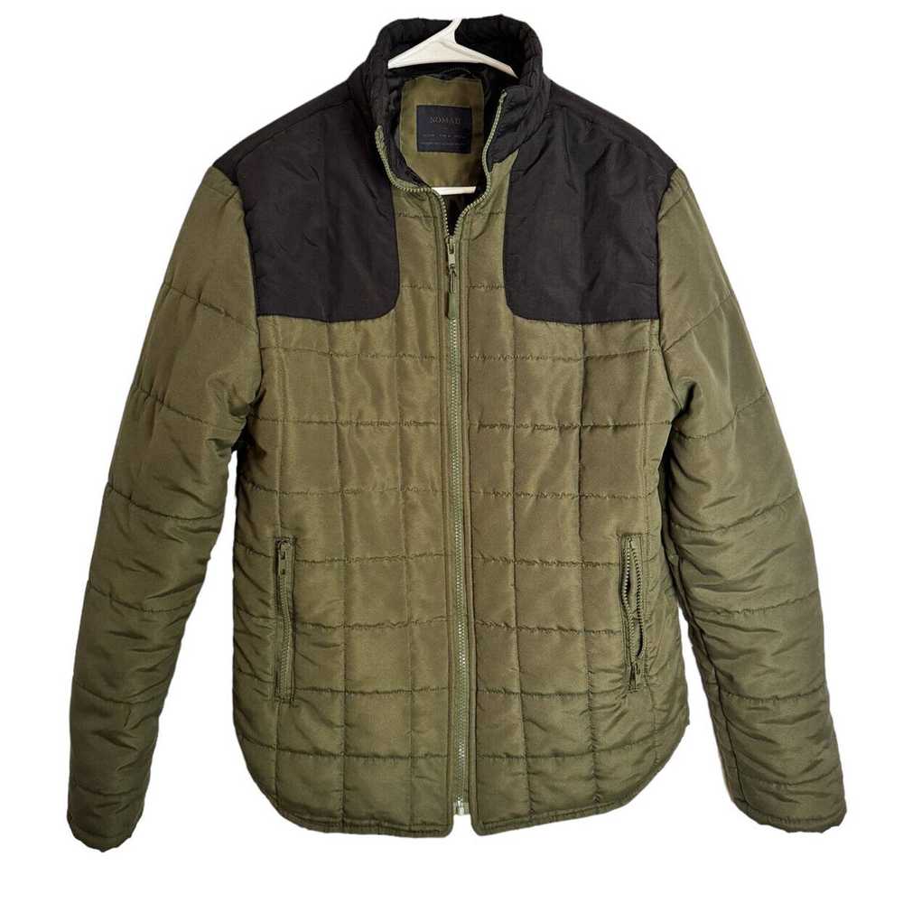 Nomad Nomad Josiah Quilted Padded Jacket Olive Gr… - image 1