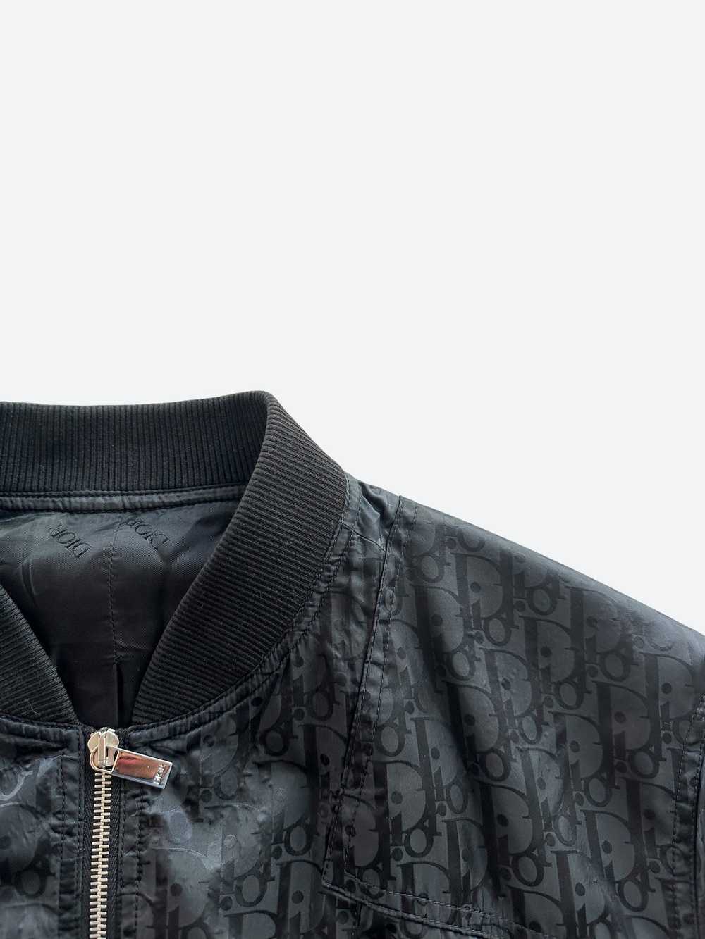 Dior Dior Black Oblique Bomber Jacket - image 3