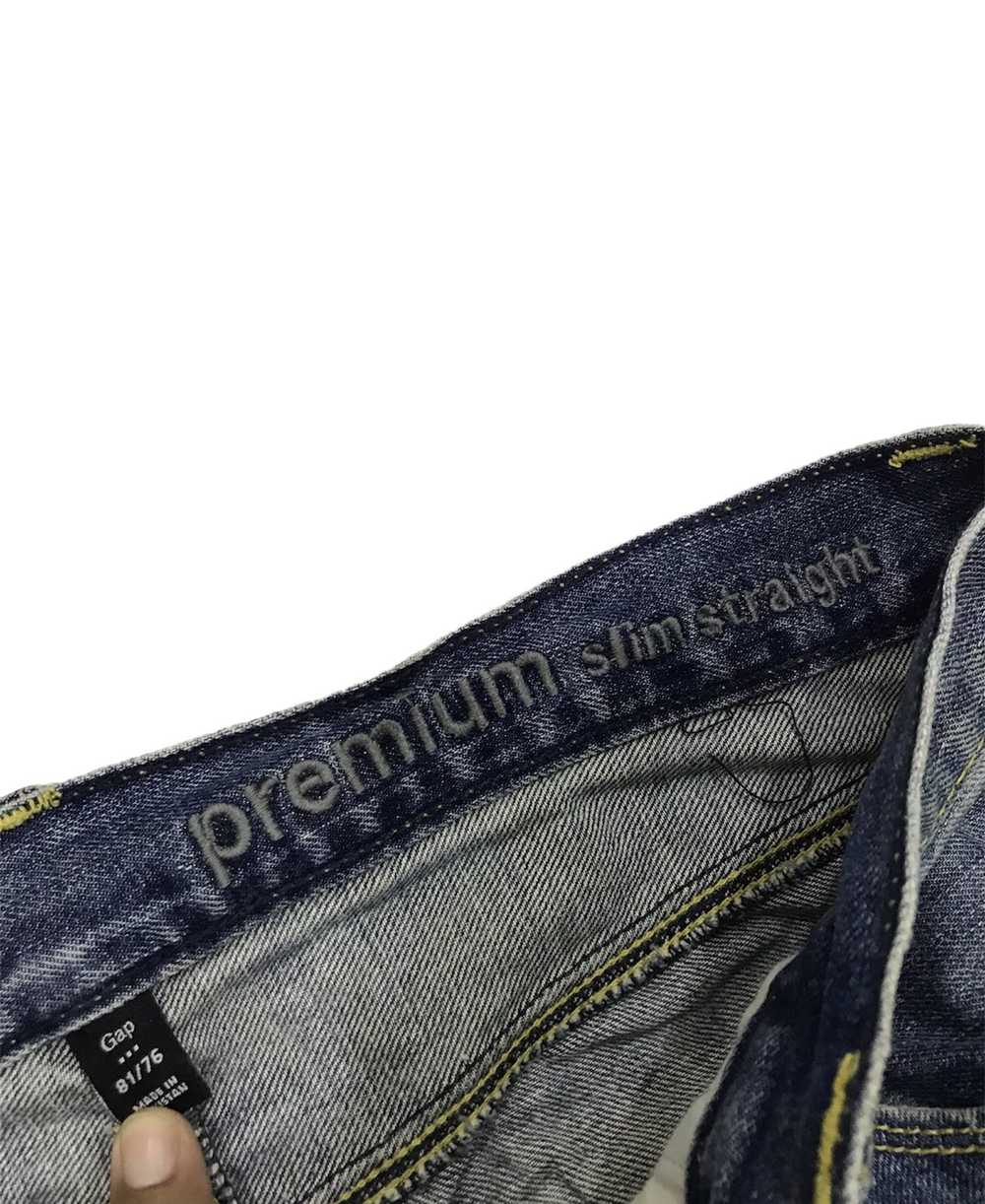 Distressed Denim × Gap × Streetwear Gap Premium S… - image 5