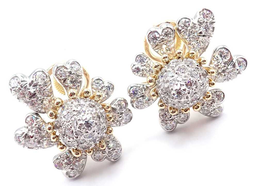 Tiffany & Co. Schlumberger Cones Petals 18k Gold … - image 1