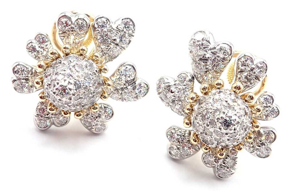 Tiffany & Co. Schlumberger Cones Petals 18k Gold … - image 2