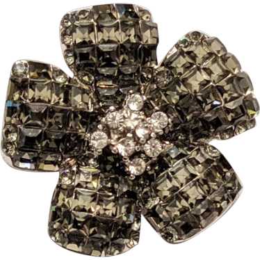 Designer Foxey Boutique Crystal Flower Pin