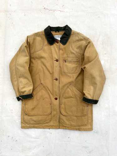 L.L. Bean Flannel Lined Barn Coat—[L]