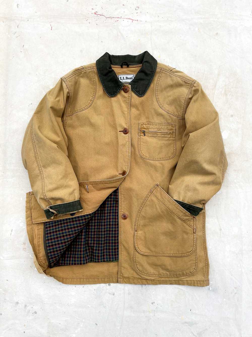 L.L. Bean Flannel Lined Barn Coat—[L] - image 2