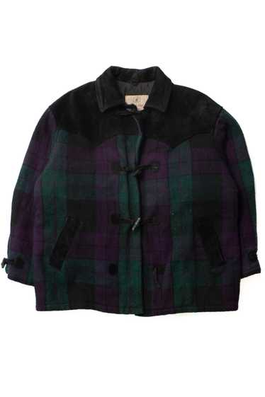 Vintage Bow Street Station Plaid Coat (1980s)