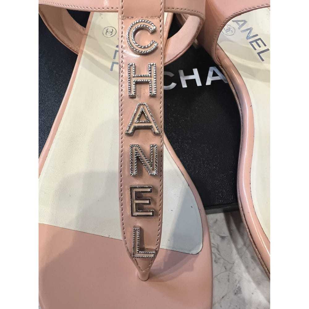 Chanel Leather sandal - image 5