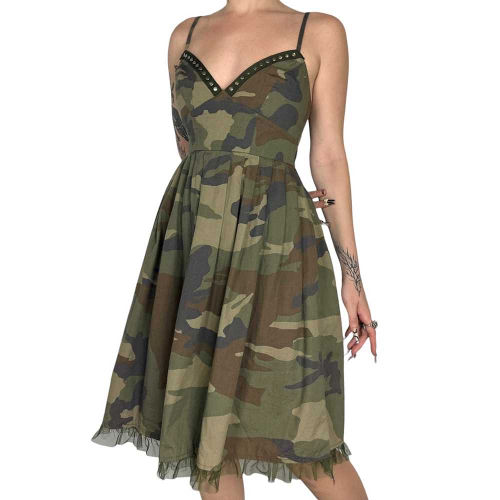 Studded Camo Dress (S) - image 2