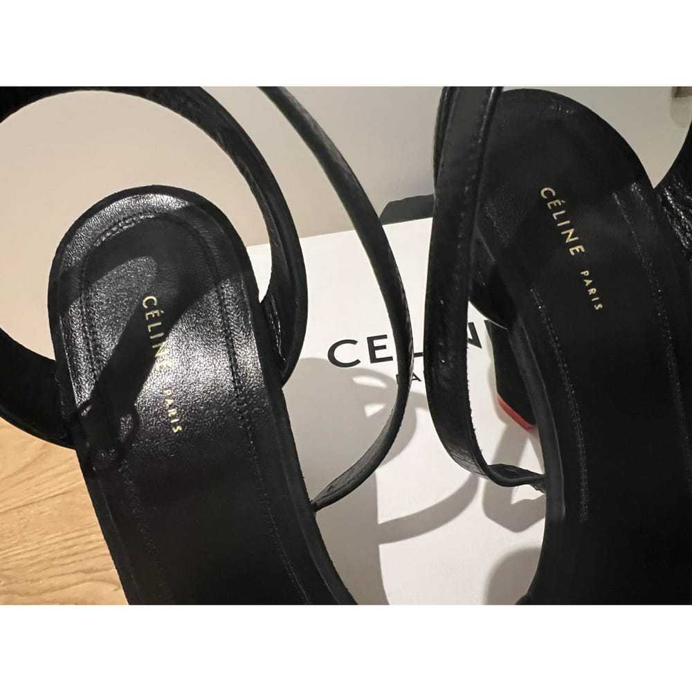 Celine Night Out leather sandals - image 5