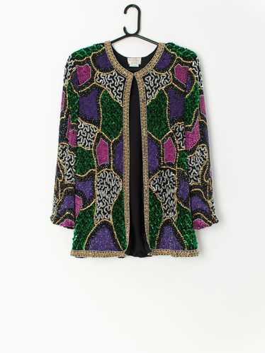 Vintage beaded sequin jacket by Tan-Chho Exclusiv… - image 1