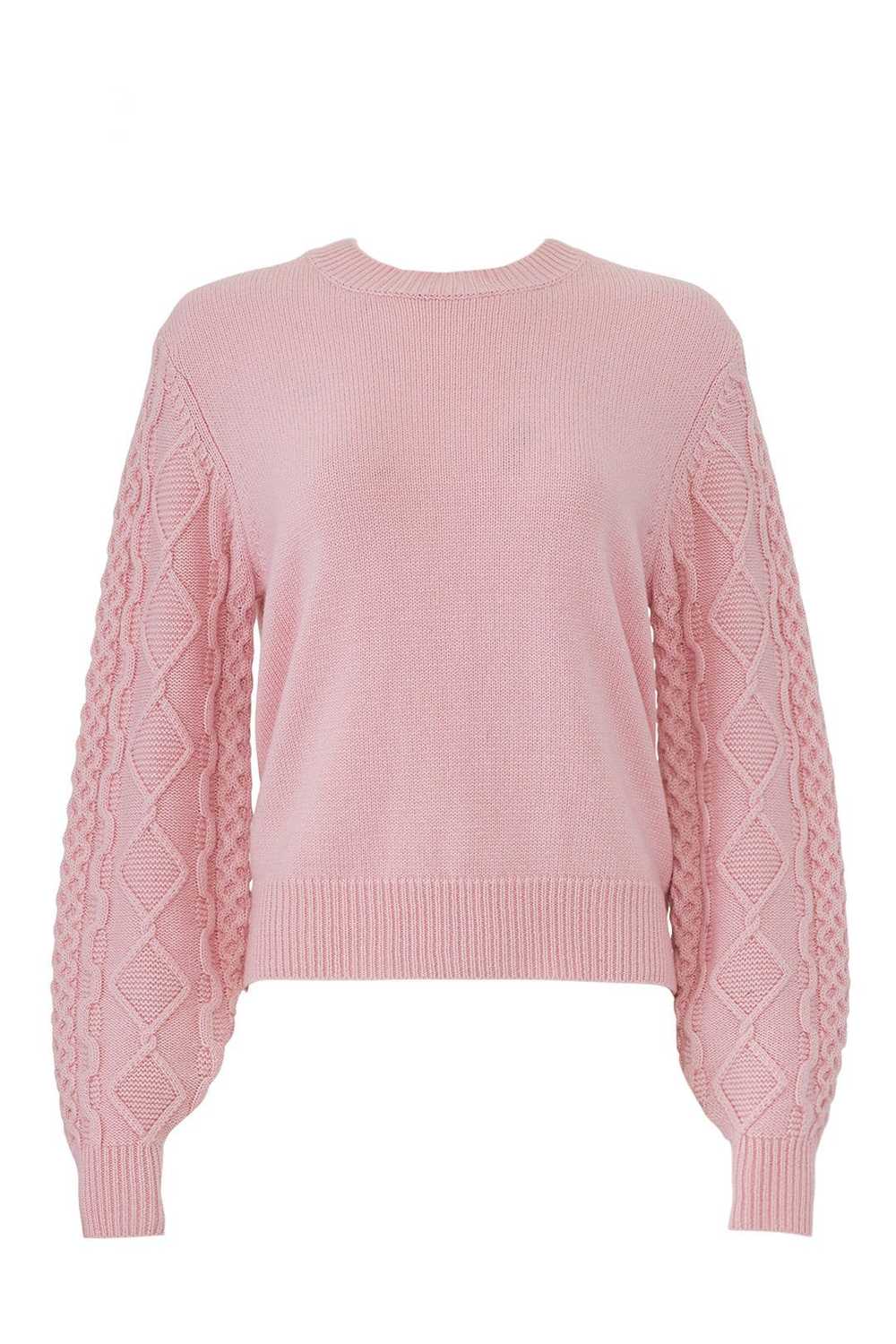 Rebecca Minkoff Pink Penny Cable Sweater - image 4
