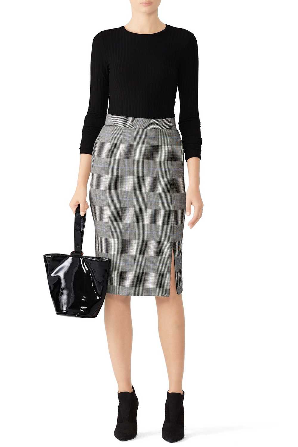 Theory Zip Front Pencil Skirt - image 1