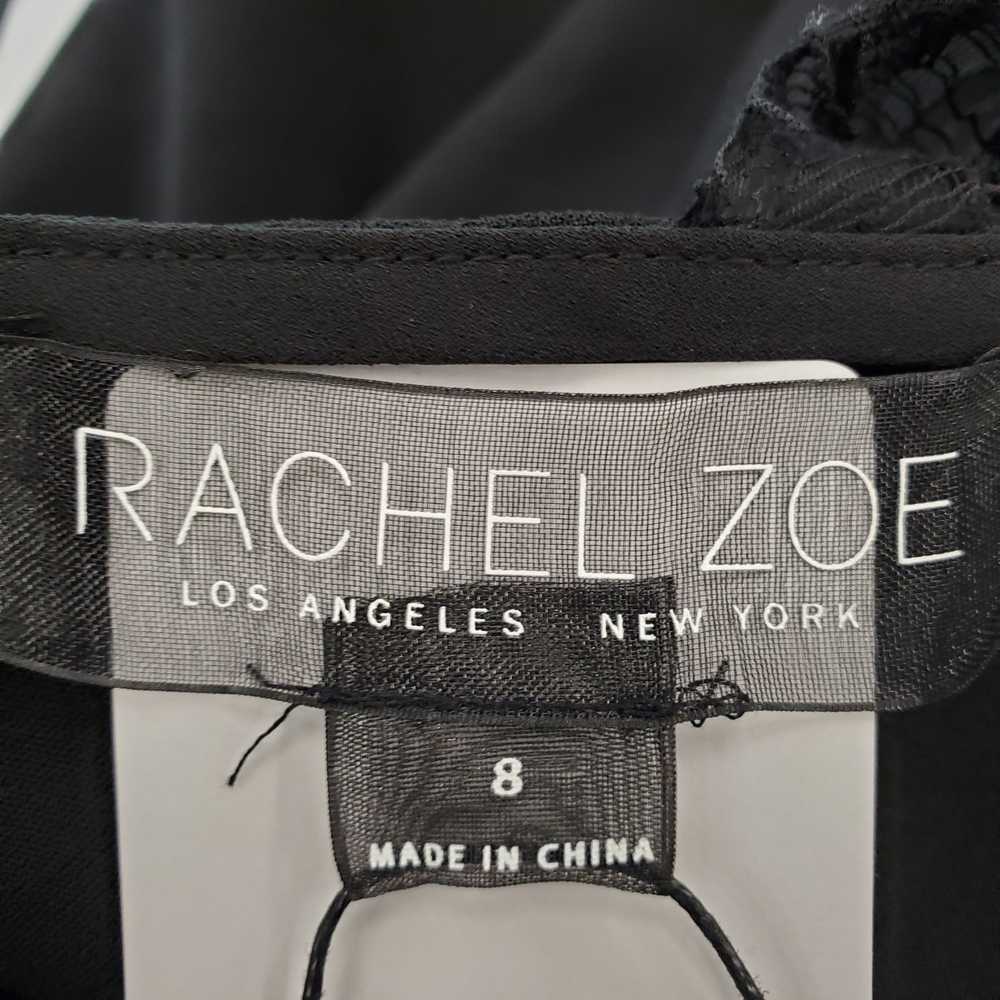 Rachel Zoe Black Lace Trim Dress Sz 8 NWT - image 3