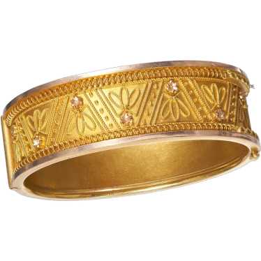 Luxurious Victorian Etruscan Revival Bracelet c. … - image 1