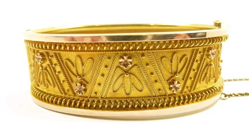 Luxurious Victorian Etruscan Revival Bracelet c. … - image 2