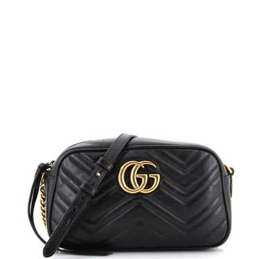 Túi Xách Nữ Gucci Marmont Rep 11 Cao Cấp Màu Đen 20cm - Replica Luxury