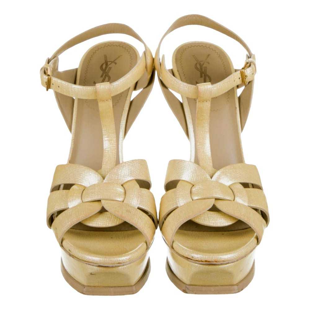 Yves Saint Laurent Tribute patent leather sandal - image 1