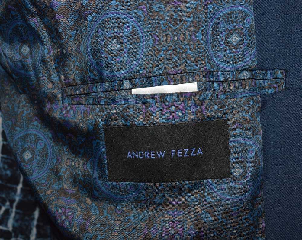 Andrew Fezza ANDREW FEZZA 46R BLUE 65%POLY35%RAYO… - image 11