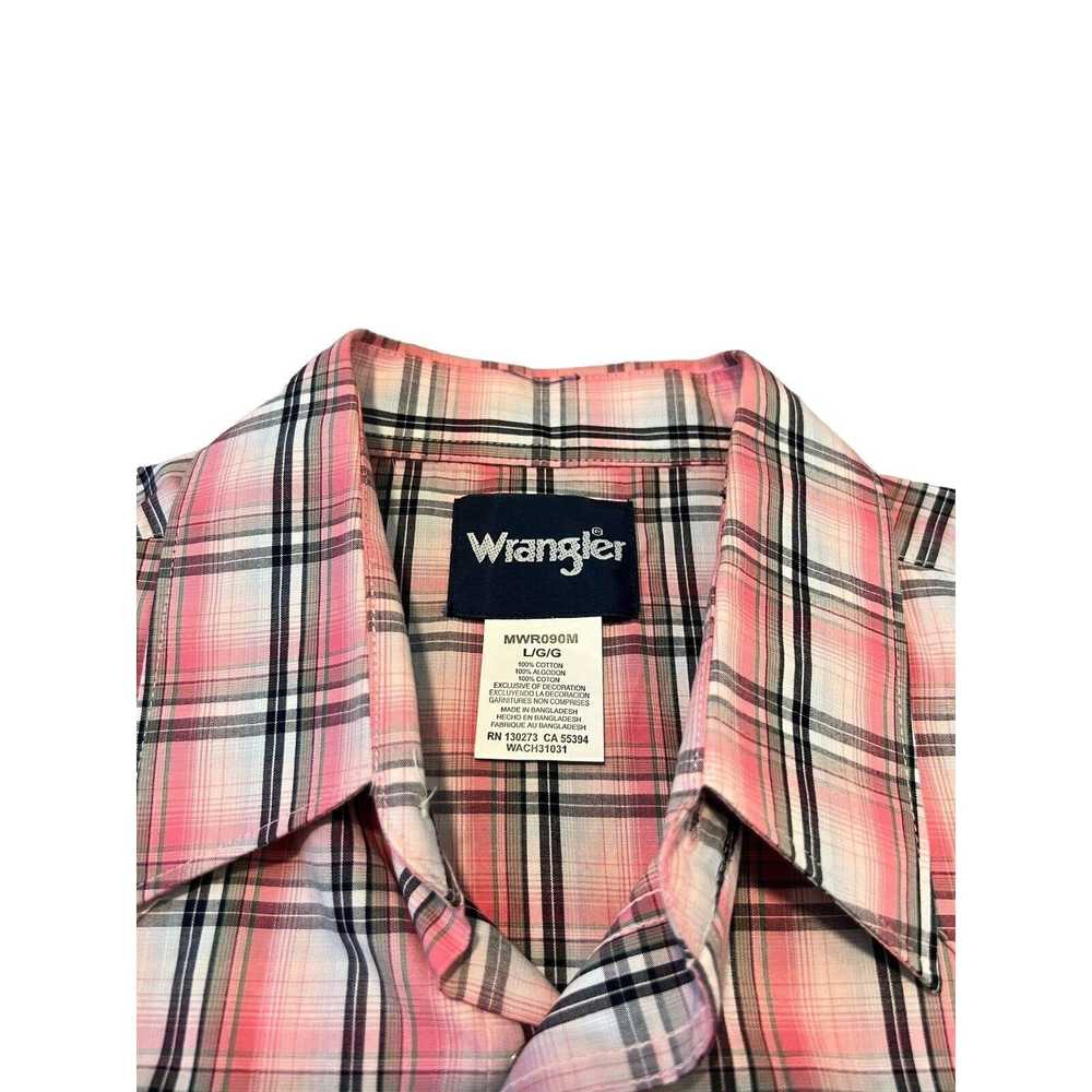 Wrangler Wrangler Vintage Pearl Snap Long Sleeve Shir… - Gem