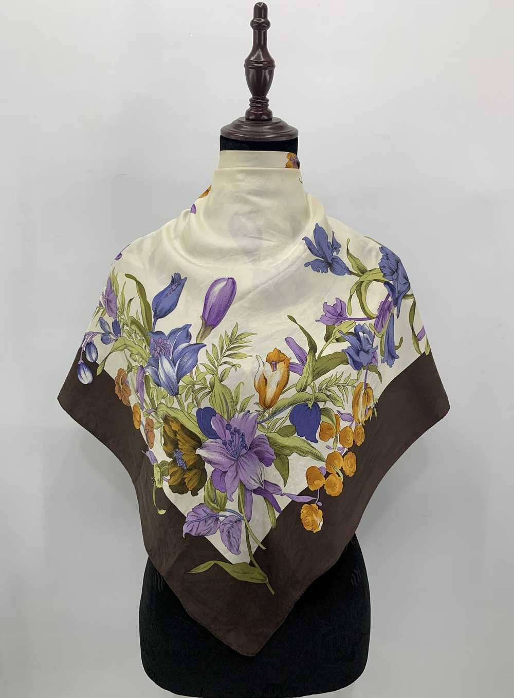 Japanese Brand × Vintage Vintage Scarf Japanese F… - image 1